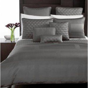 Hotel Collection Frame Bedding Collection (Gray / Silver) - Cal King (Macy’s)